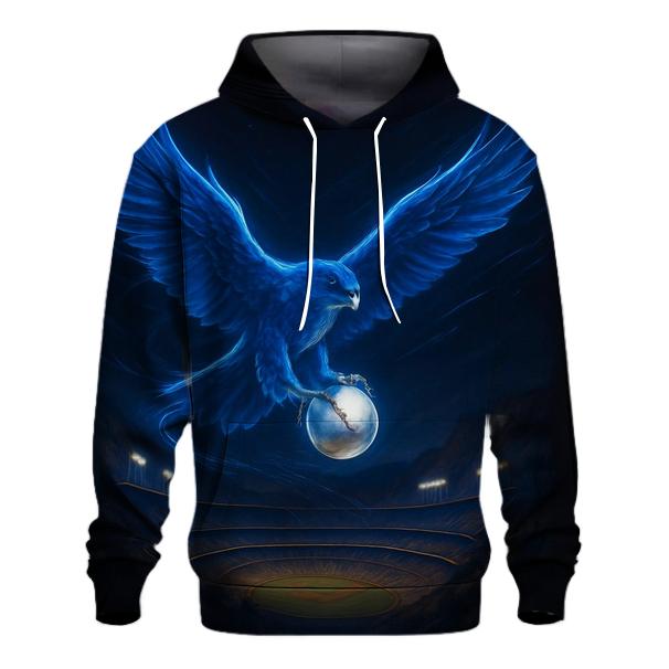 Blue Falcon Over The Ravine heavyweight hoodies