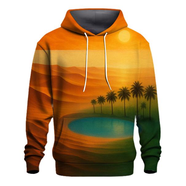 Indian Flag Desert Mirage Surreal designer hoodies