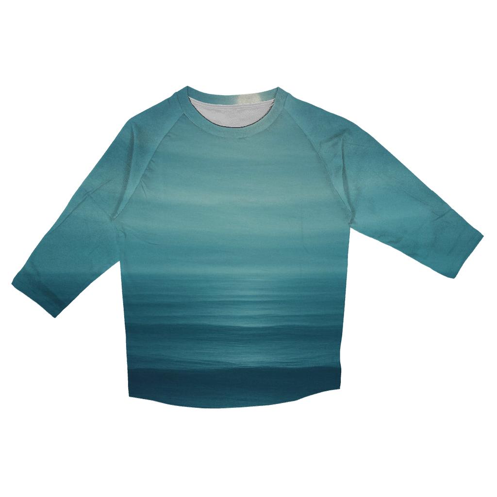 Lunar Tide Bloom fashion 3/4 sleeve shirts