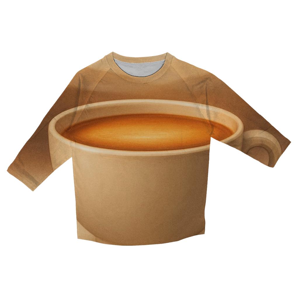 Copper Crema Horizon casual three quarter sleeve shirts