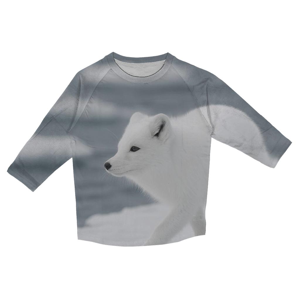 Ice Edge Patrol Arctic Fox cotton quarter sleeve shirts