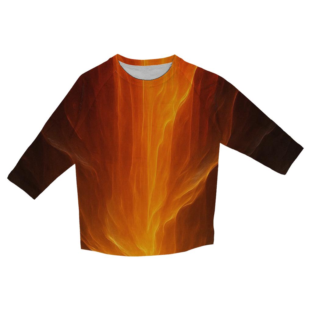 Molten Cascade Veil casual three quarter sleeve shirts