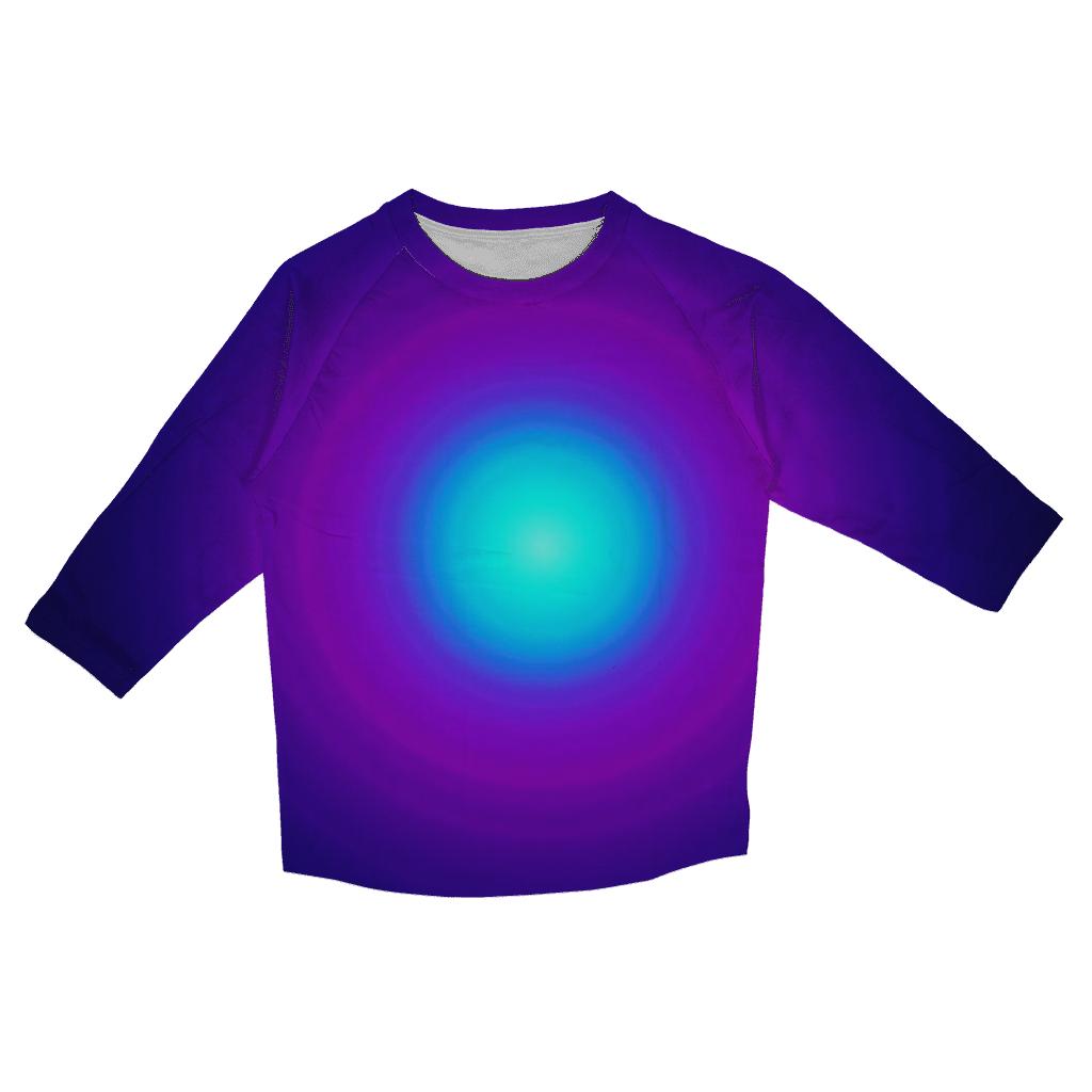 Neon Ripple Halo cotton quarter sleeve shirts