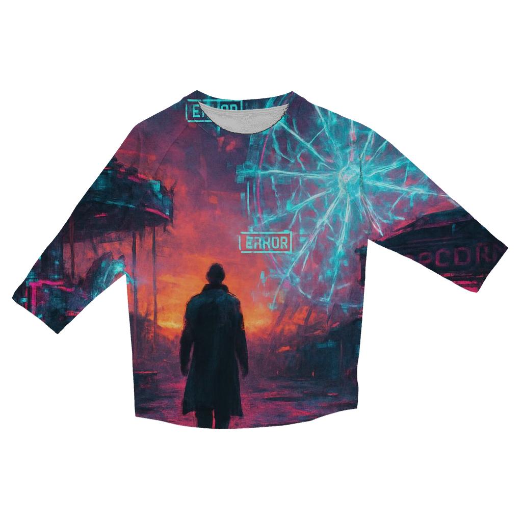 Glitch Carnival Voyager stylish quarter sleeve tops