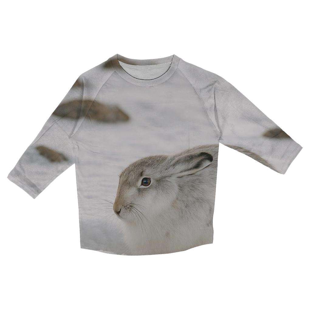 Snowfield Rest Mountain Hare custom 3/4 sleeve shirts