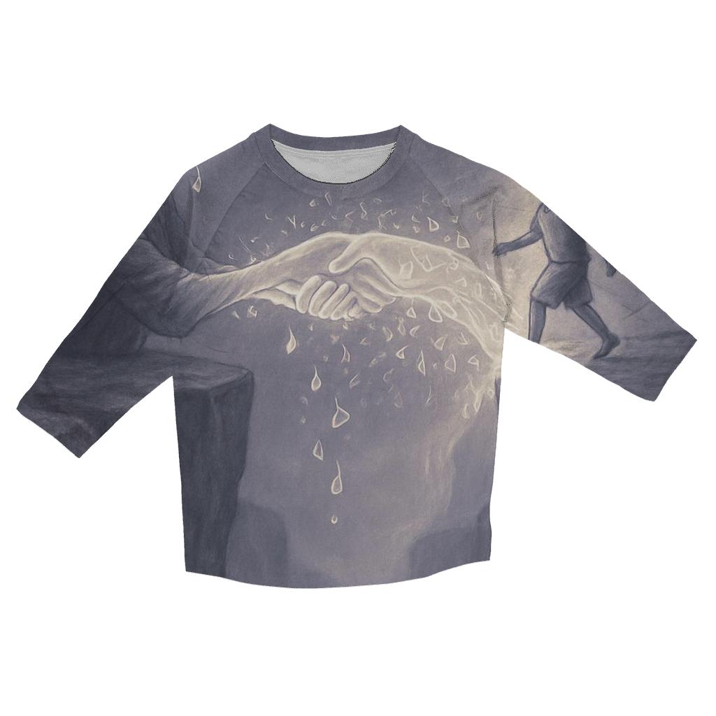 Bridge Of Her Unspoken Forgiveness stylish quarter sleeve tops