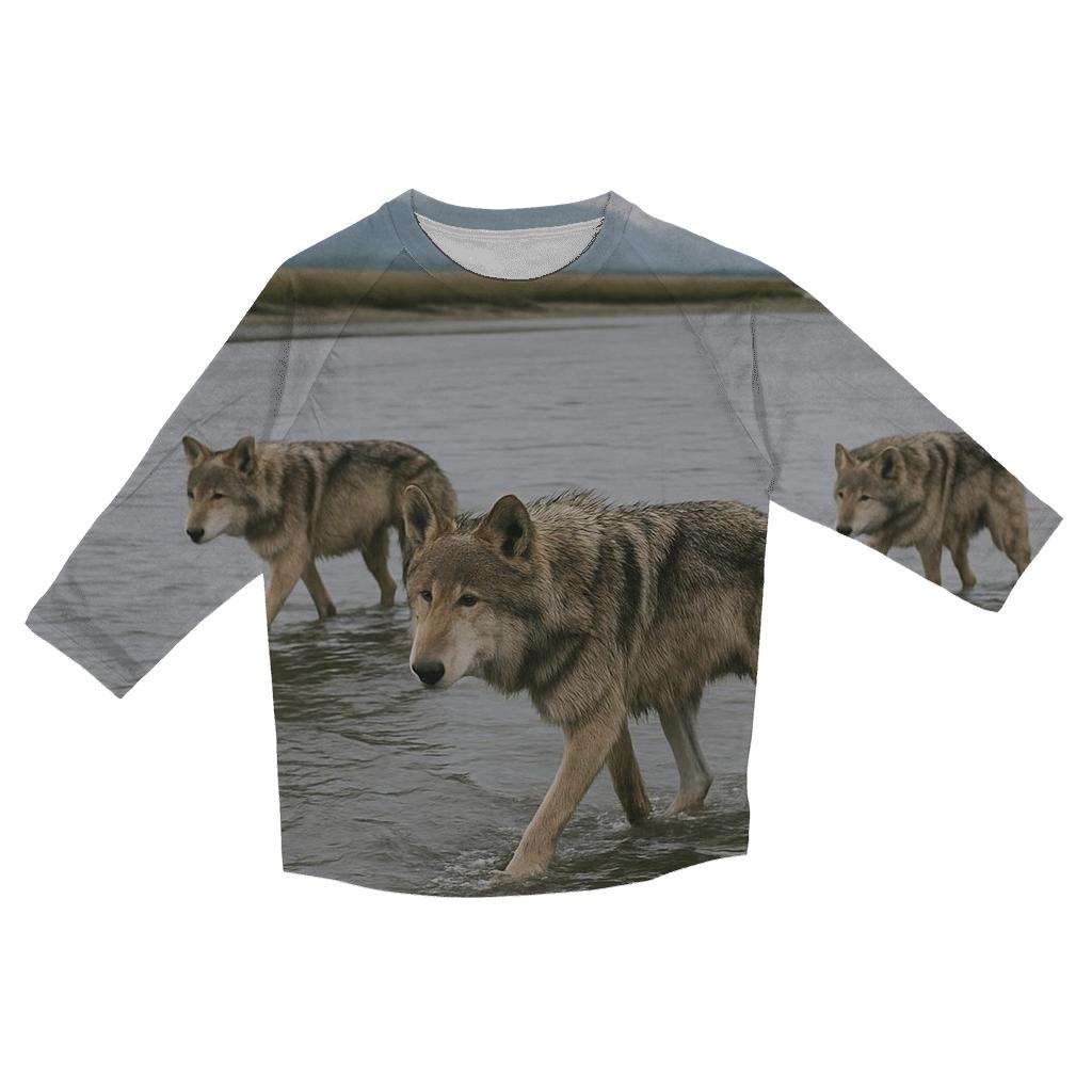 Tidal Estuary Pack Crossing custom 3/4 sleeve shirts
