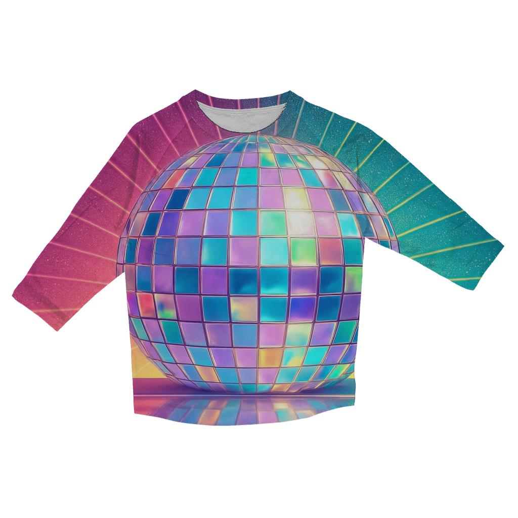 Opalescent Disco Horizon designer 3/4 sleeve blouses