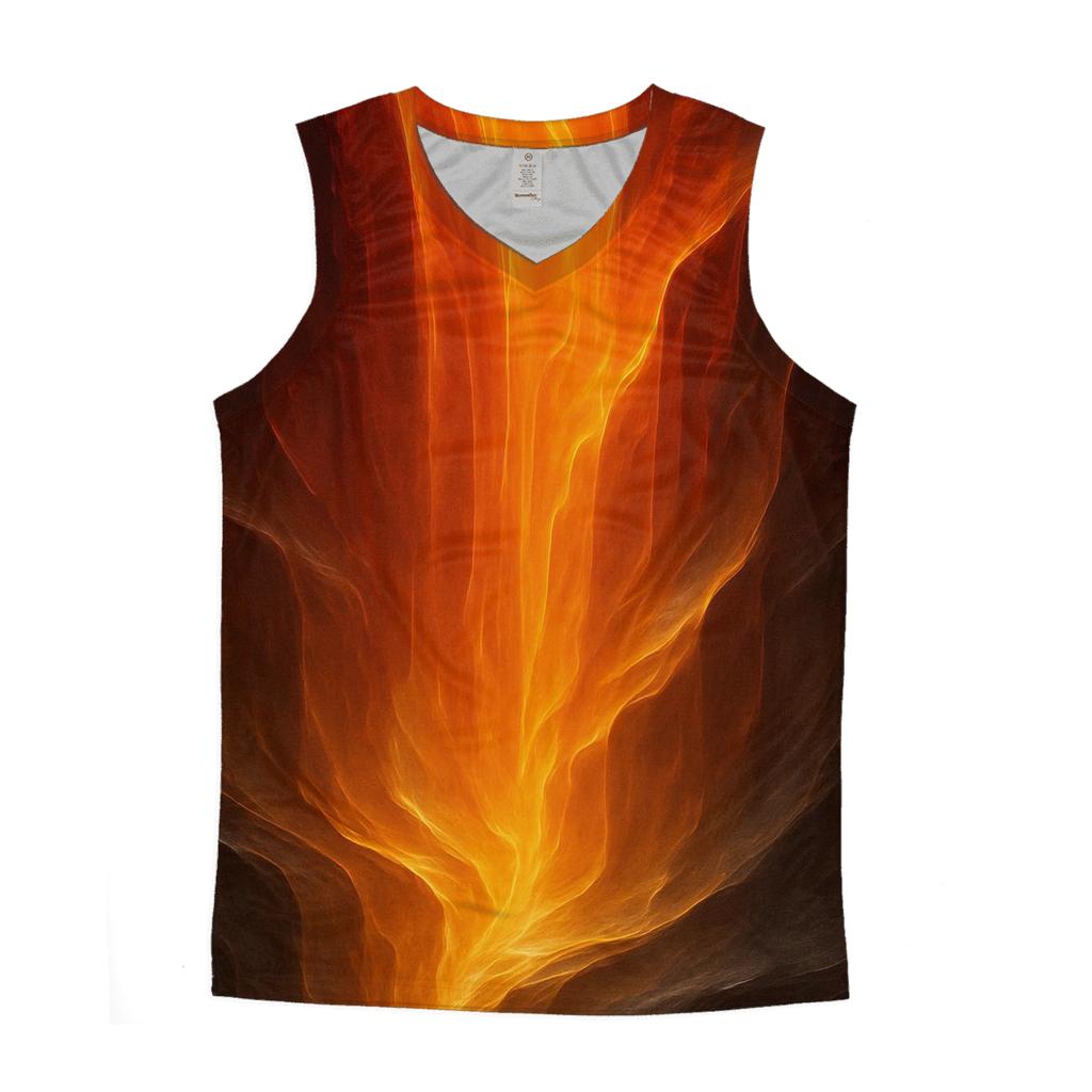 Molten Cascade Veil personalized athletic tanks