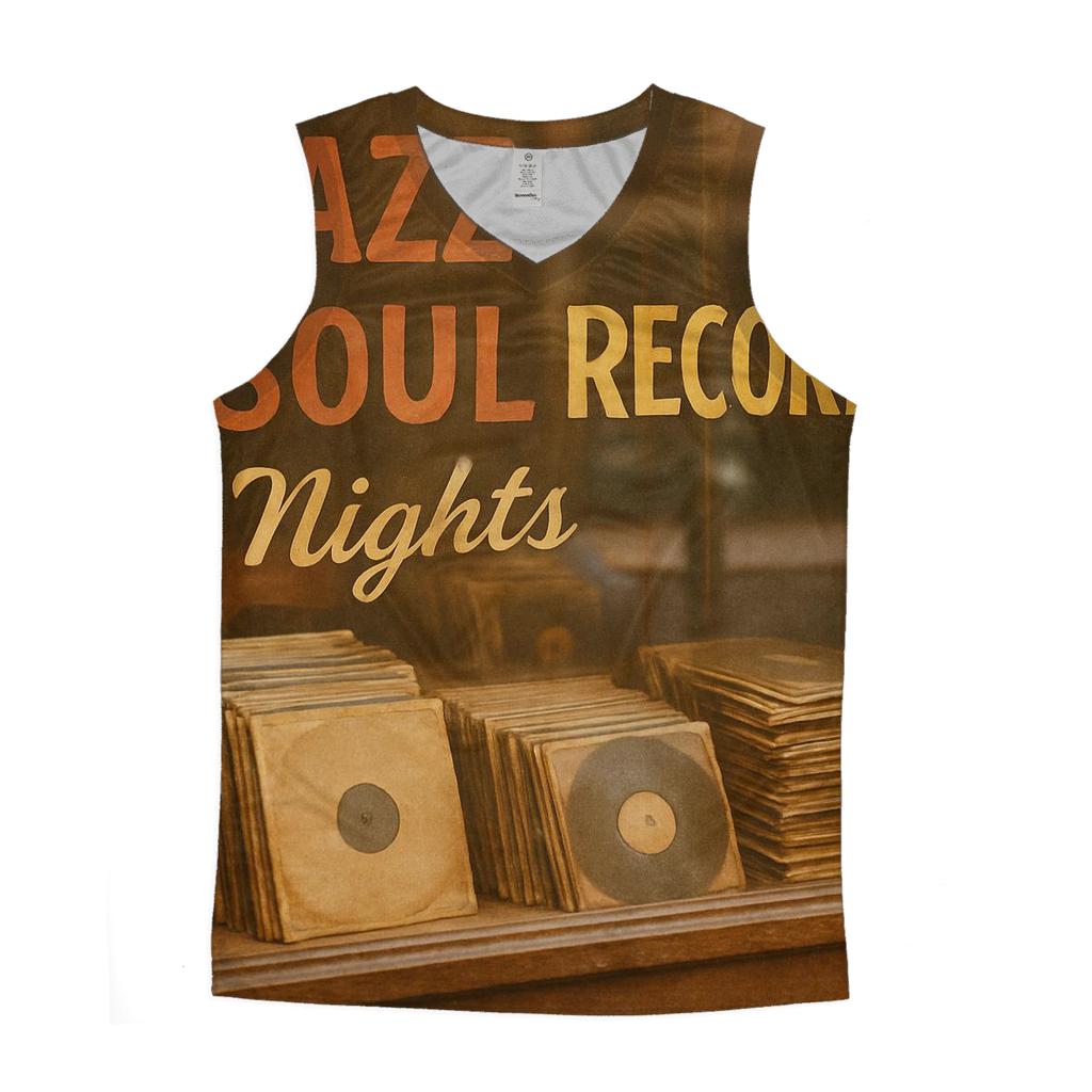 Vintage Record Store Window Display casual summer tank tops