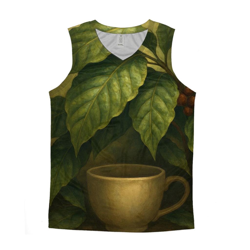 Forest Roast Canopy graphic print tank tops