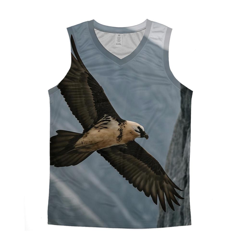 Ridge Soar Bearded Vulture personalized athletic tanks