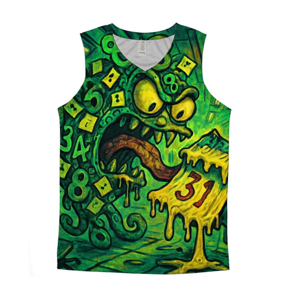 Calendar Eating Monster casual summer tank tops