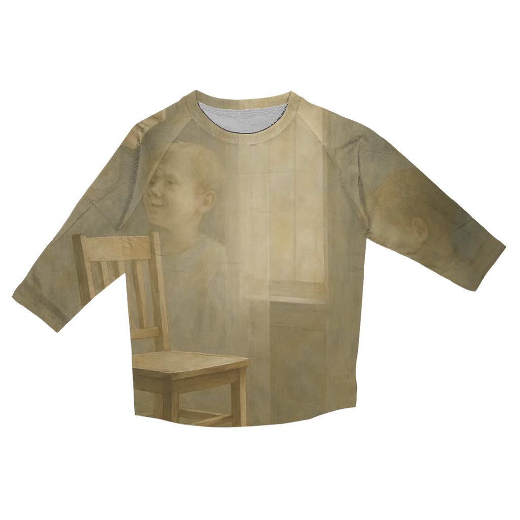 The Lasting Echo In An Empty Chair casual three quarter sleeve shirts