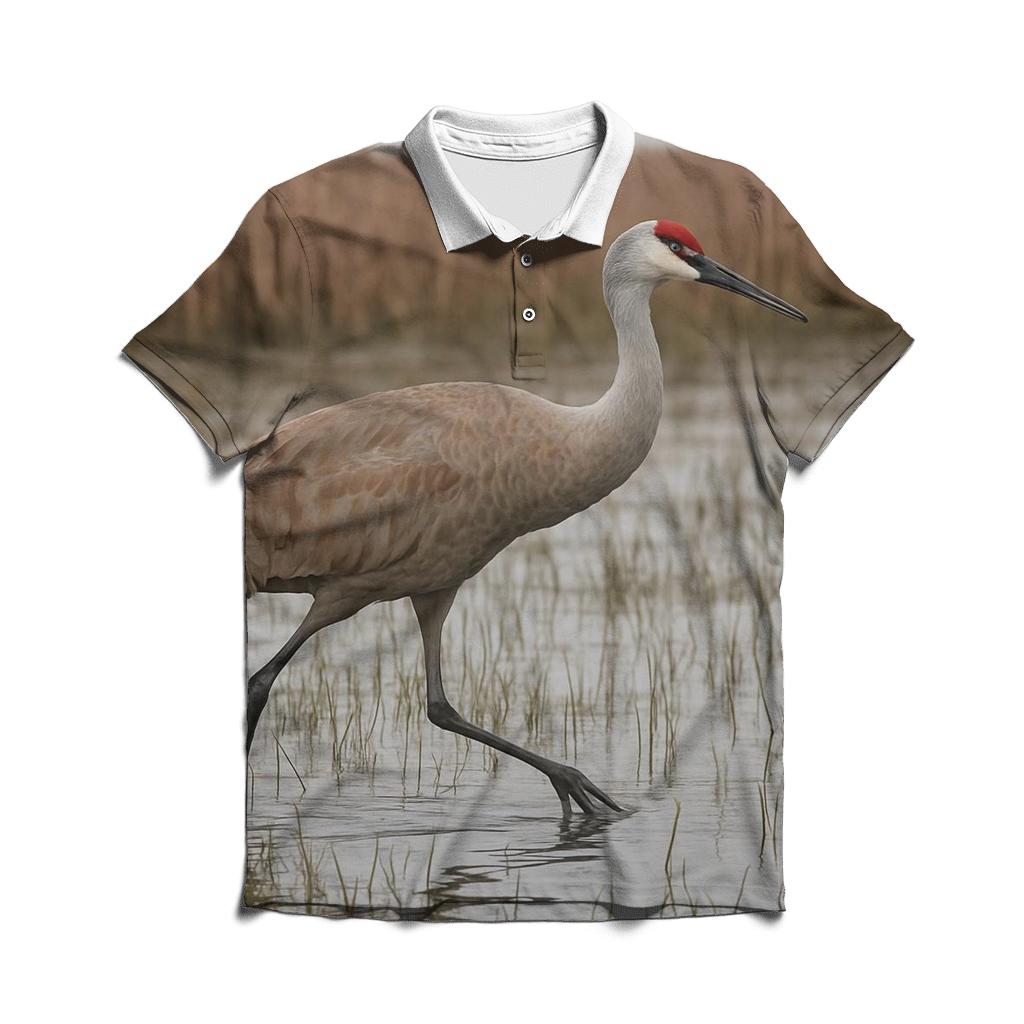 High Step Marshland Crane branded logo polo shirts