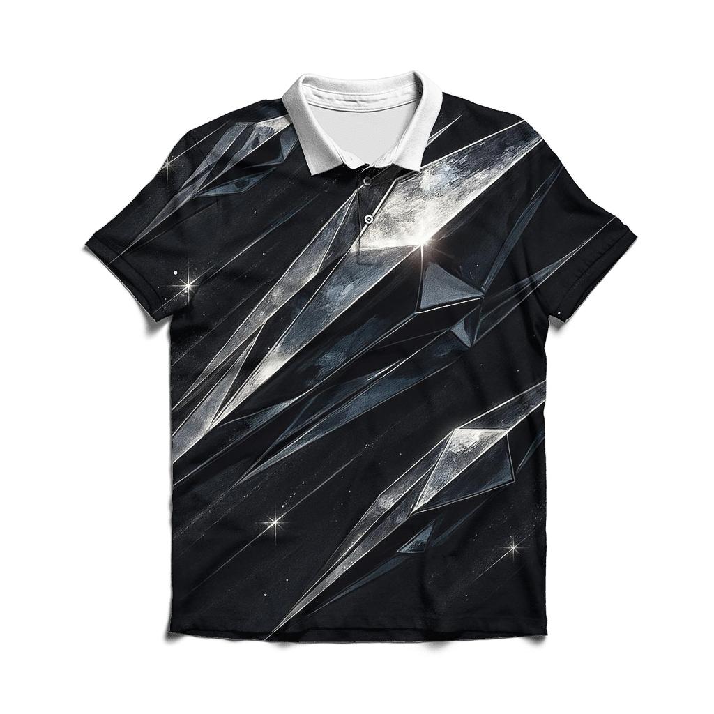 Silver Comet Facets classic pique polos