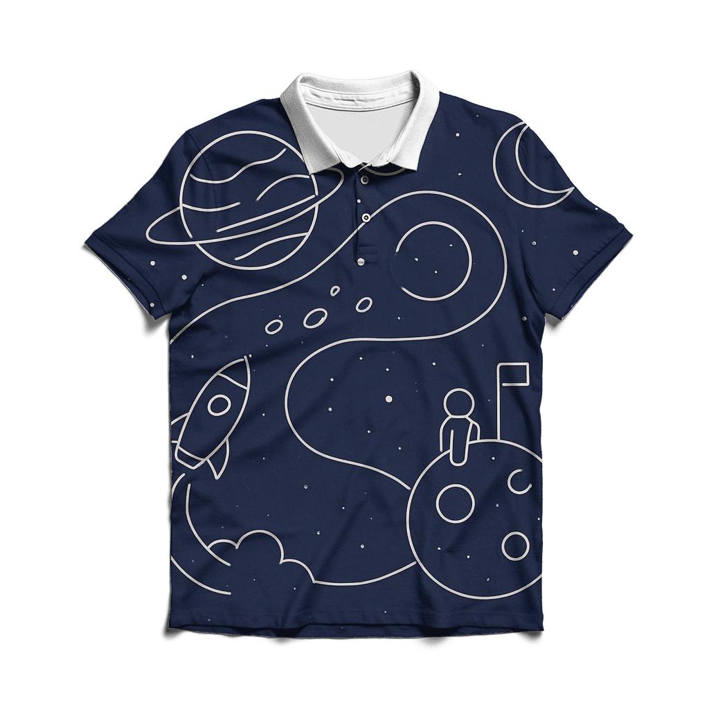 Monoline Cosmic Journey classic pique polos