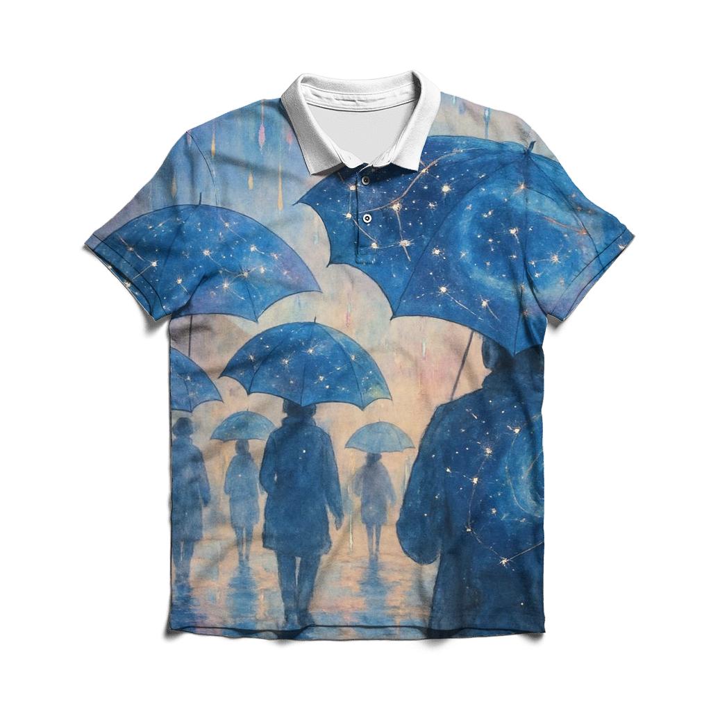 Umbrella Constellation Parade branded logo polo shirts