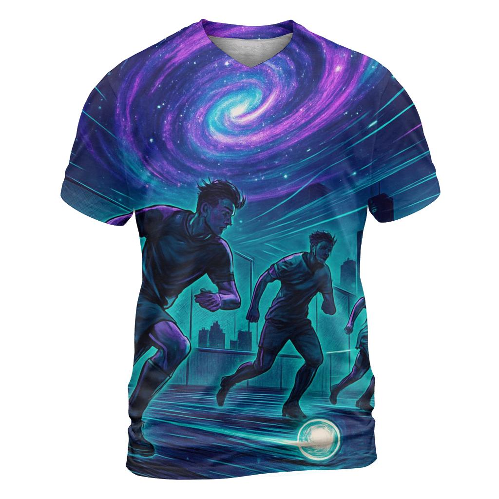 Cosmic Street Soccer Clash statement graphic shirts