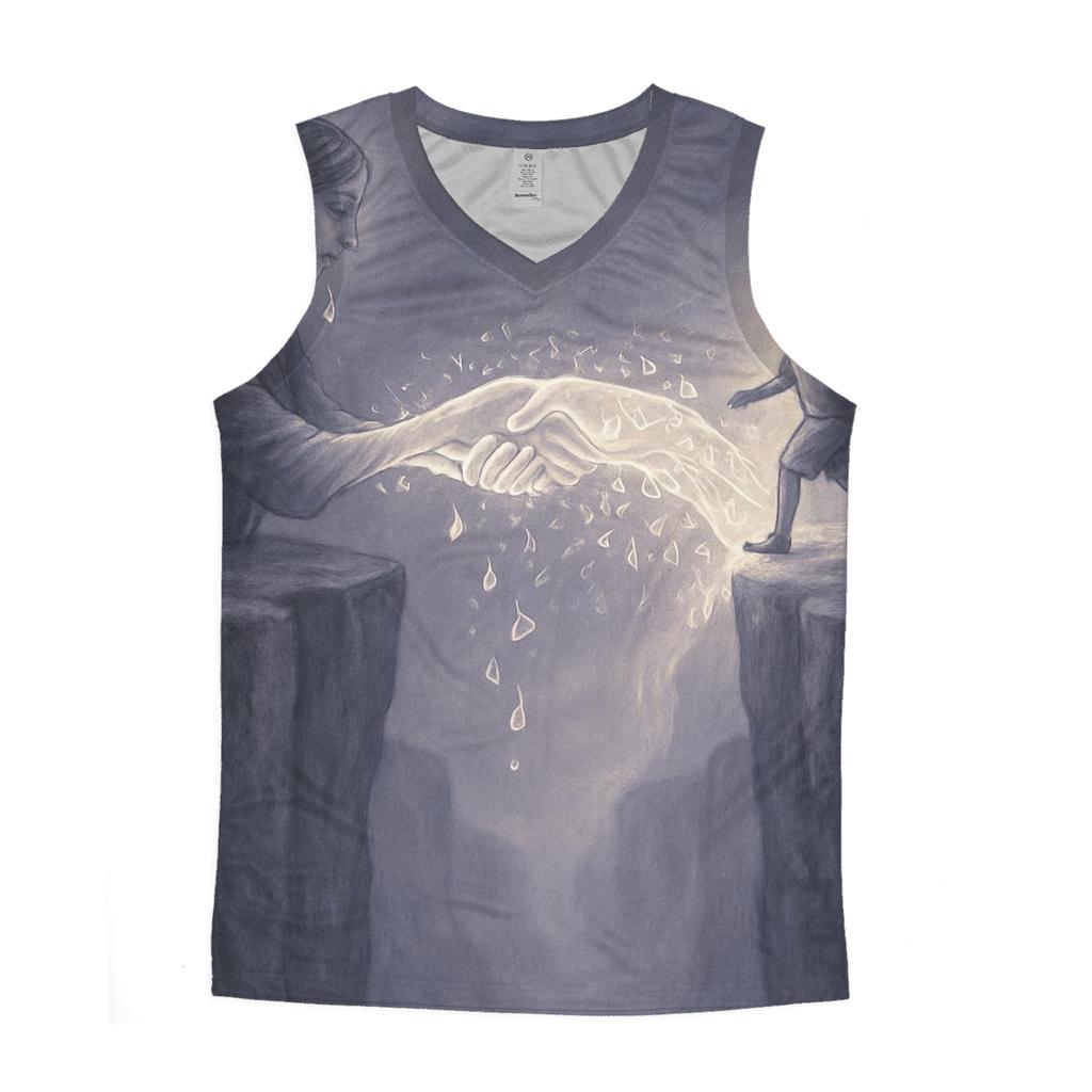 Bridge Of Her Unspoken Forgiveness cotton sleeveless tops