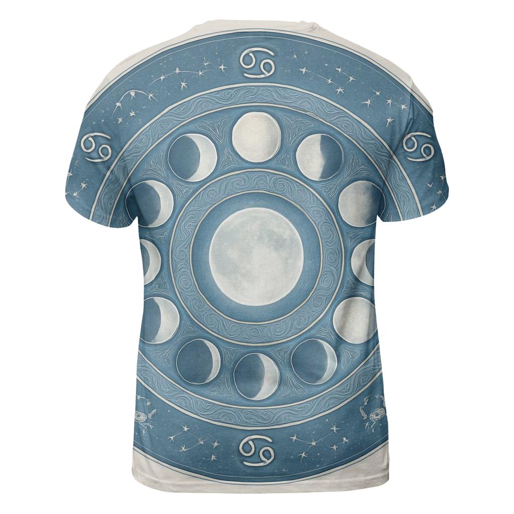 Cancer Lunar Tides Mandala unique graphic print tees