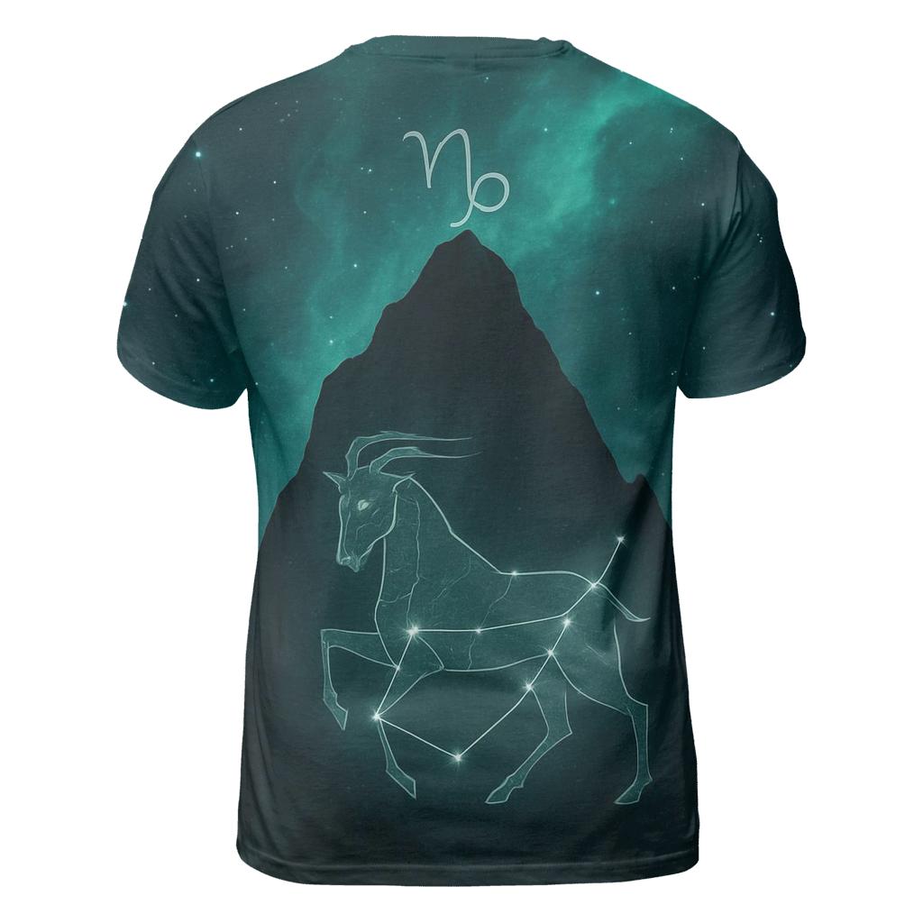 Capricorn Mountain Nebula Crest designer pattern shirts