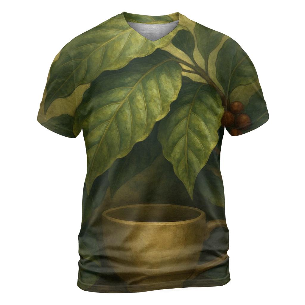 Forest Roast Canopy trendy printed shirt styles