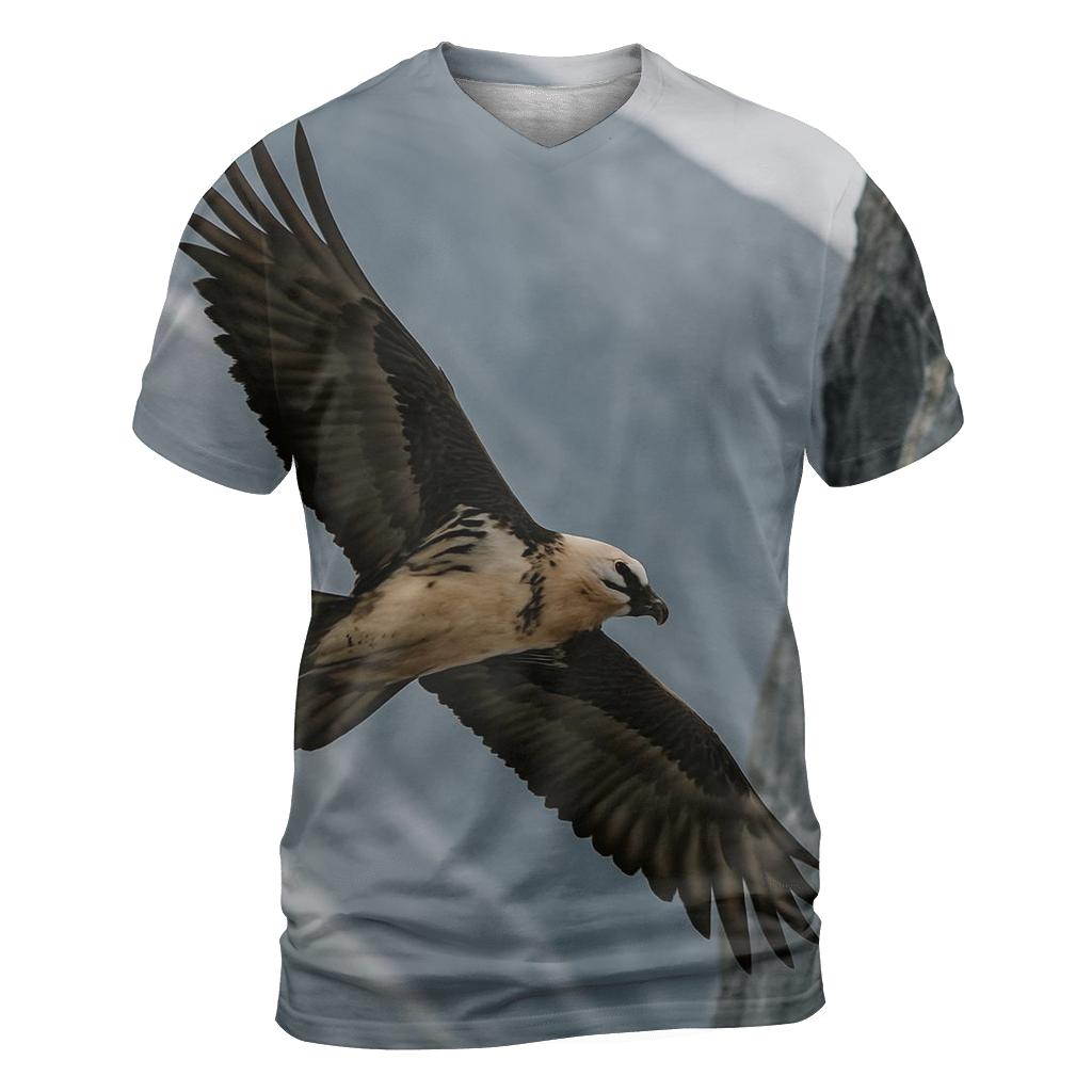 Ridge Soar Bearded Vulture unique graphic print tees