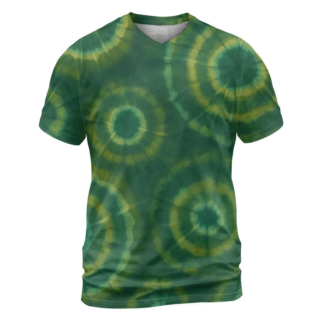 Overdye Forest Ripple Rings designer pattern shirts