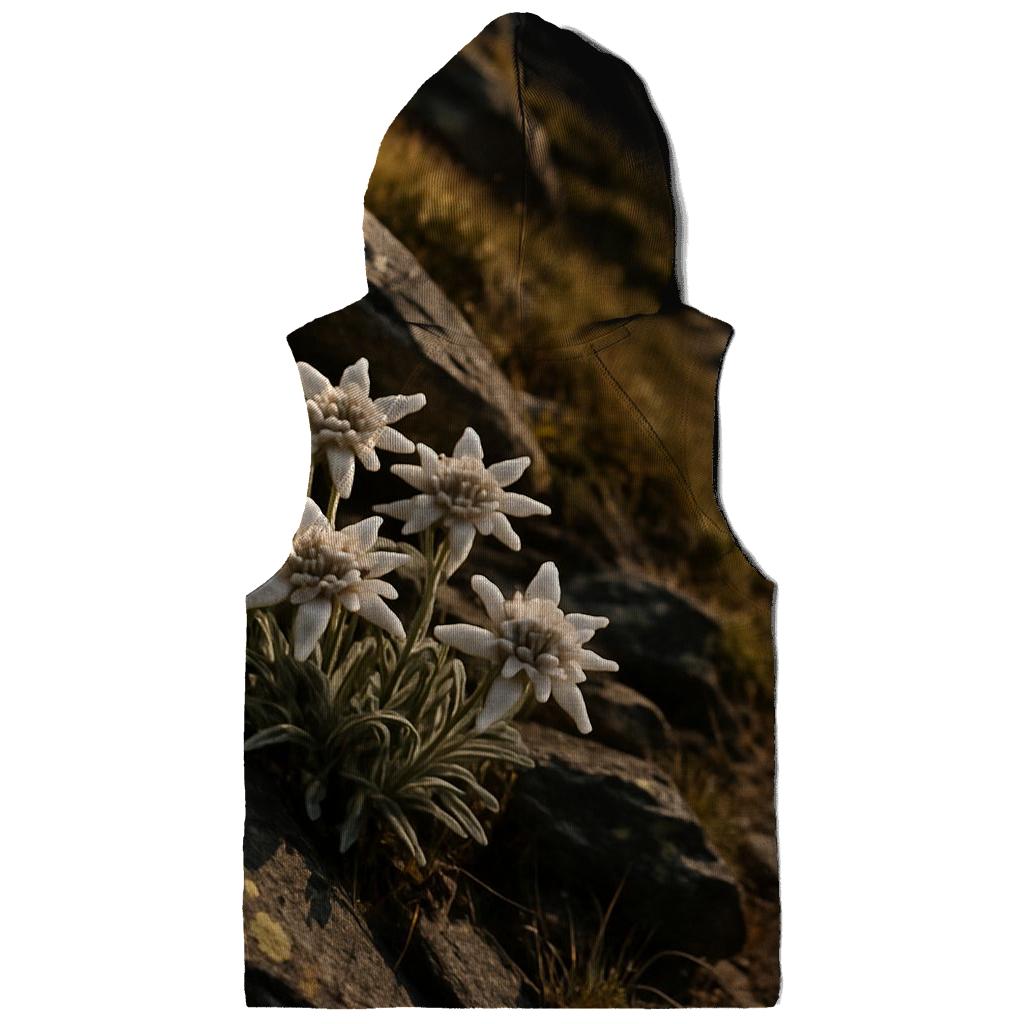 Alpine Edelweiss On Ancient Stone Path pullover hoodies