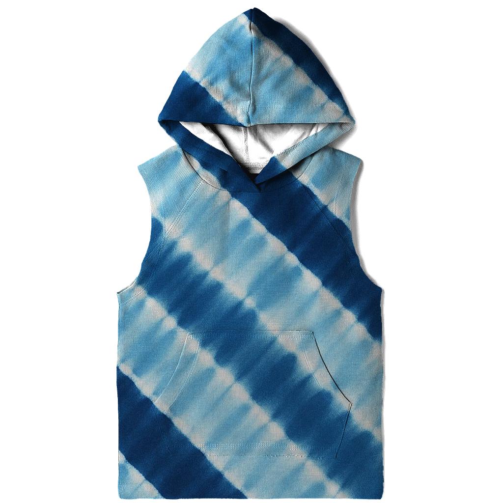 Indigo Arashi Rainfall Stripes premium hoodies
