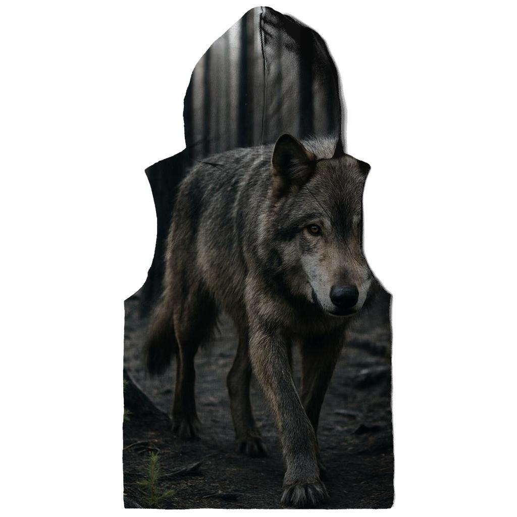 Burned Forest Wolf Return designer hoodies