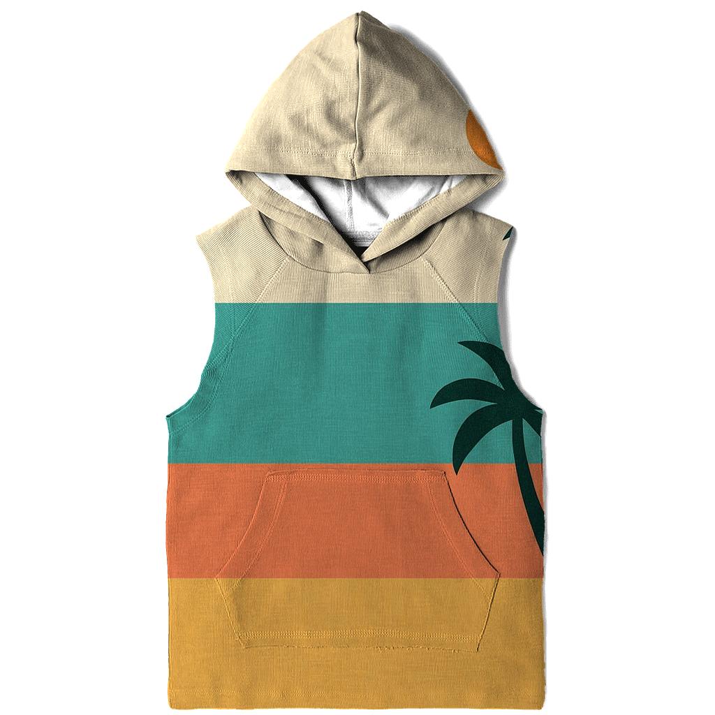 Retro Beach Stripe Escape hoodie designs