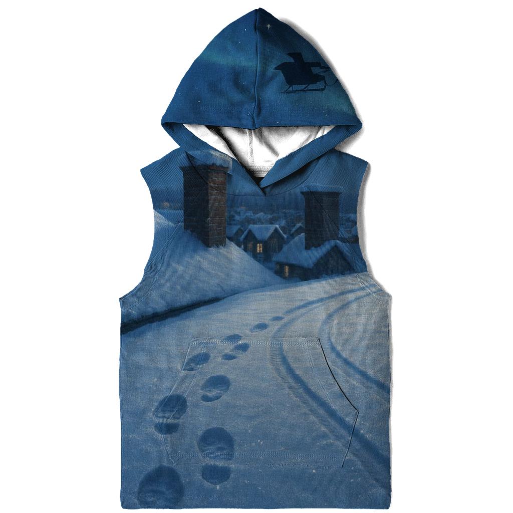 Santa Tracks Across The Rooftops pullover hoodies