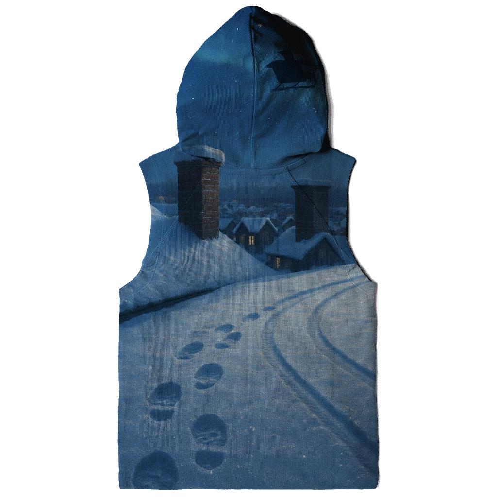 Santa Tracks Across The Rooftops pullover hoodies