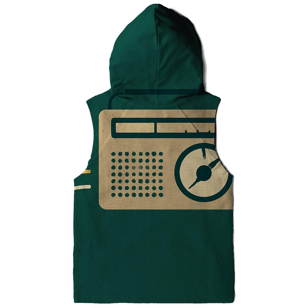 Analog Radio Wave Lines premium hoodies