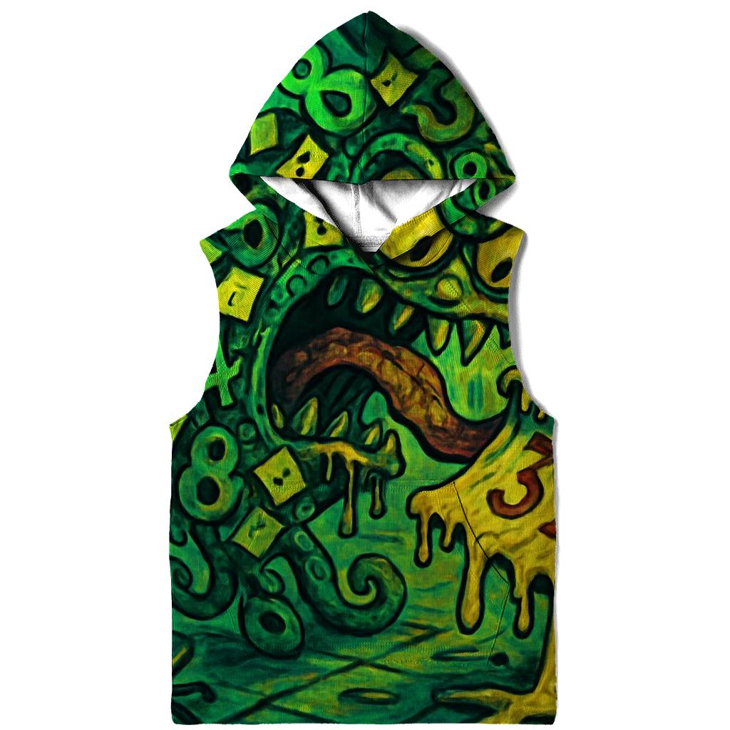 Calendar Eating Monster graphic hoodies