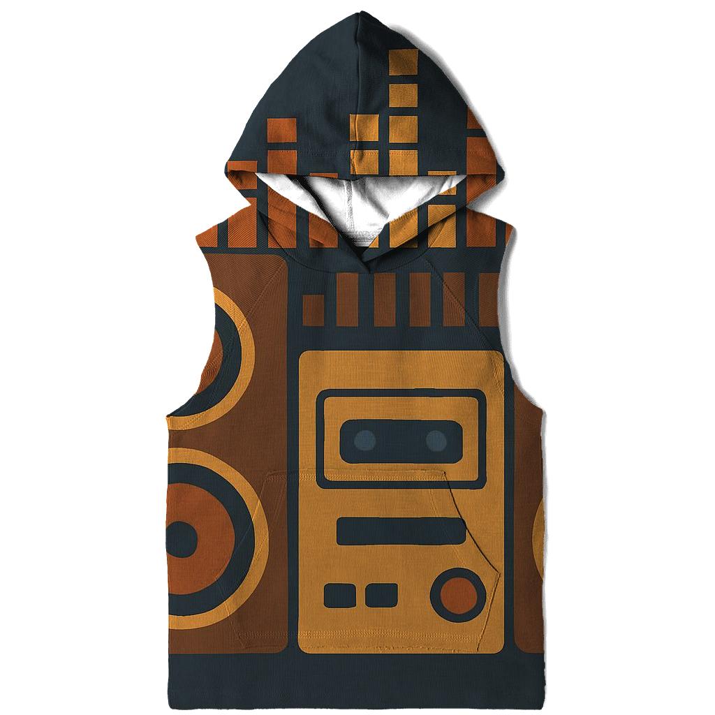 Vintage Stereo Soundscape designer hoodies