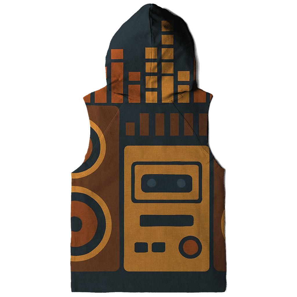 Vintage Stereo Soundscape designer hoodies