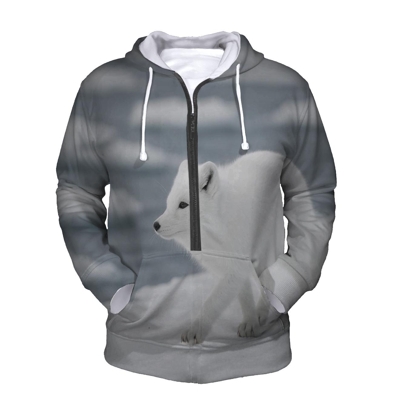 Ice Edge Patrol Arctic Fox hoodie trends