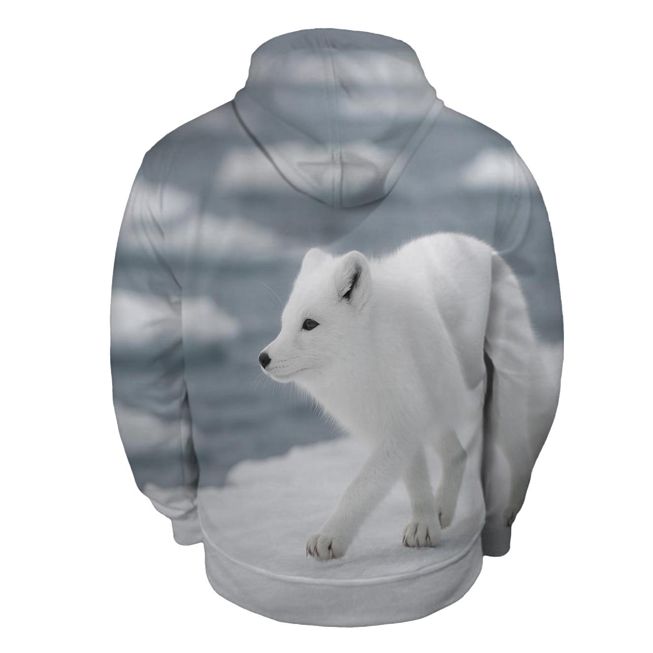 Ice Edge Patrol Arctic Fox hoodie trends