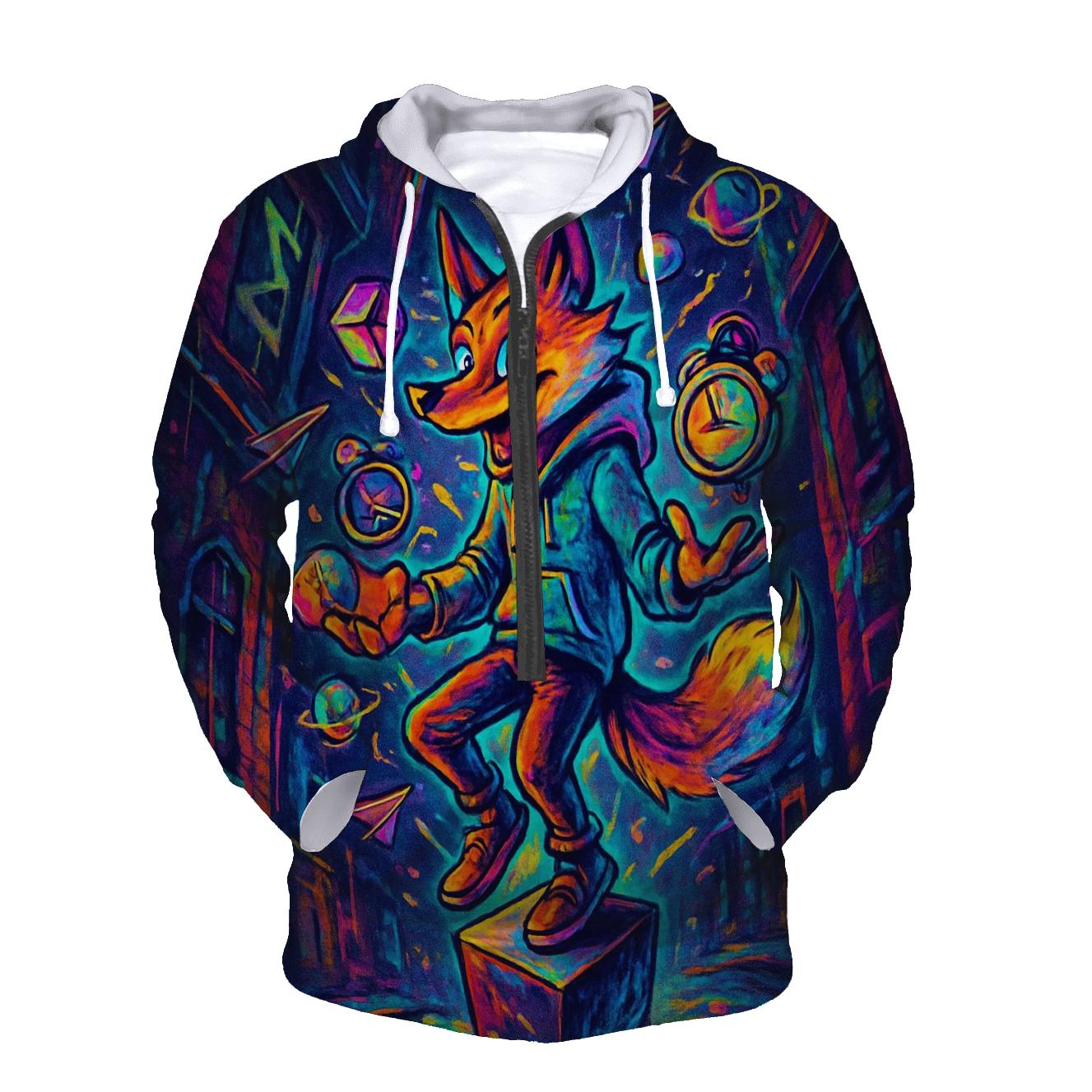 Chaos Juggler Fox heavyweight hoodies