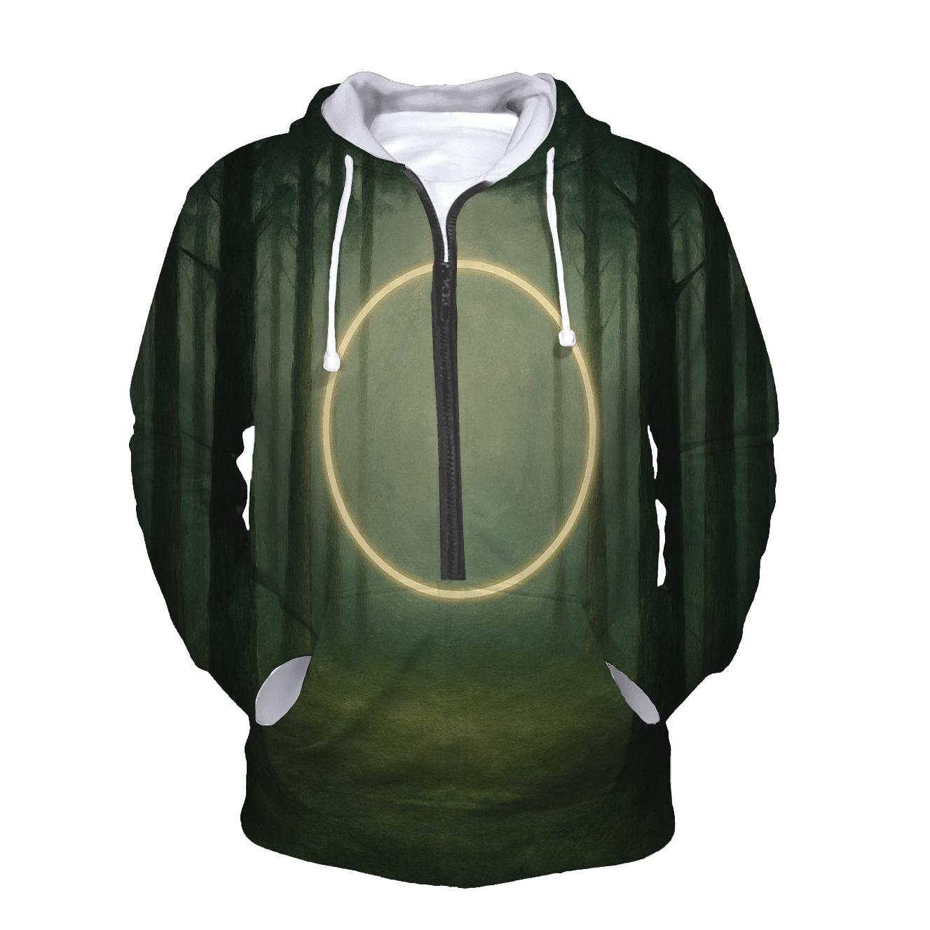 Silent Forest Halo printed hoodies