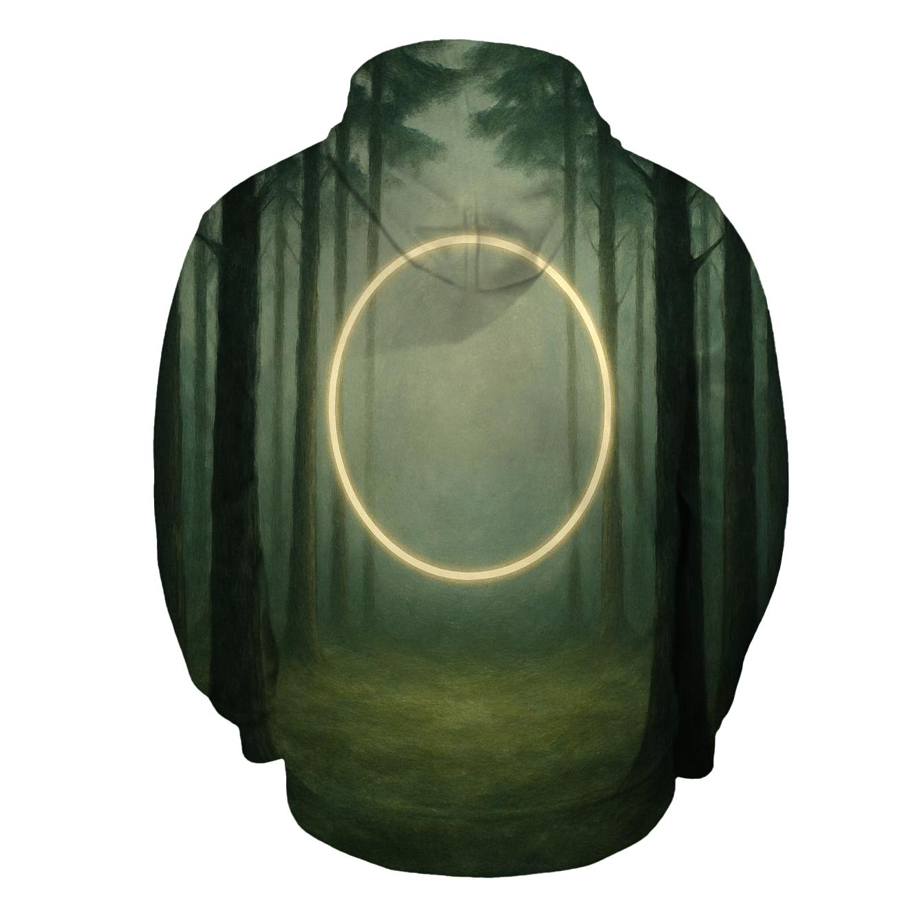 Silent Forest Halo printed hoodies
