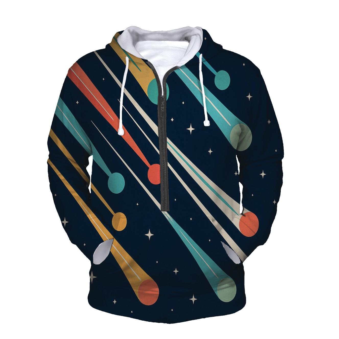 CometTrailConvergence lightweight hoodies