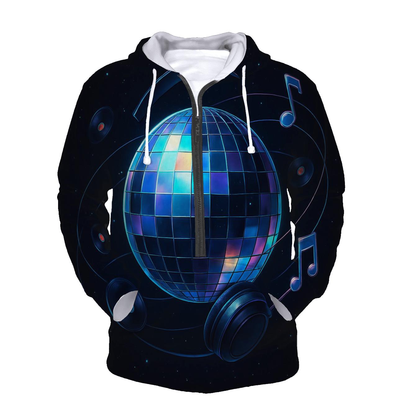 Holographic Disco Orbit designer hoodies