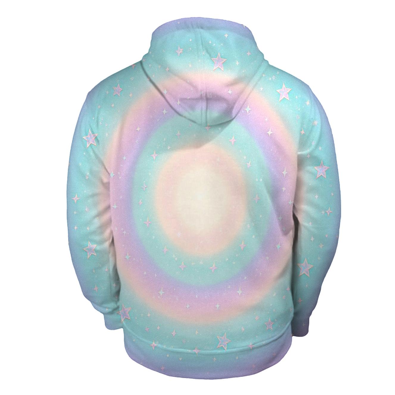 Pastel Halo Glitterstorm custom hoodies