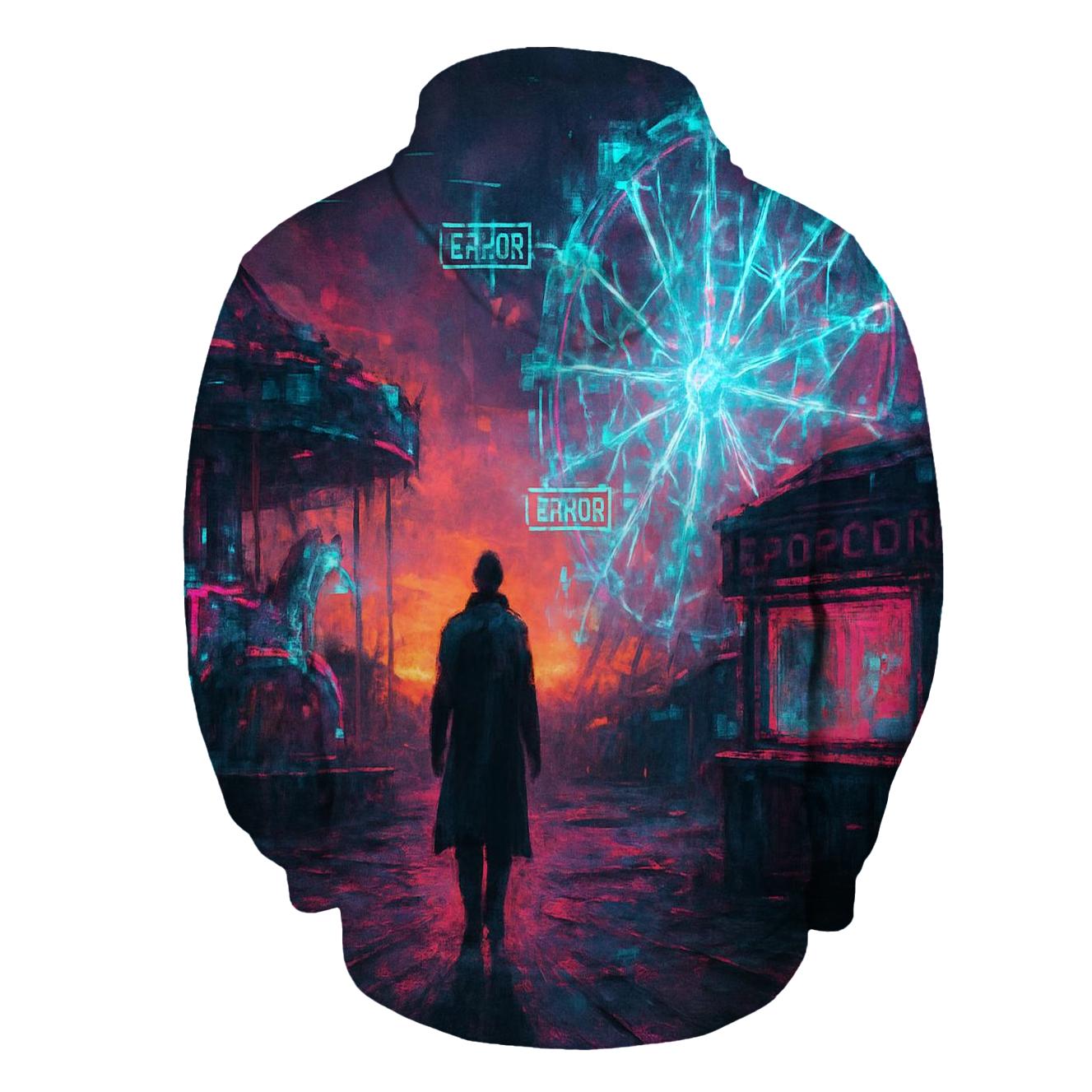 Glitch Carnival Voyager zip-up hoodies