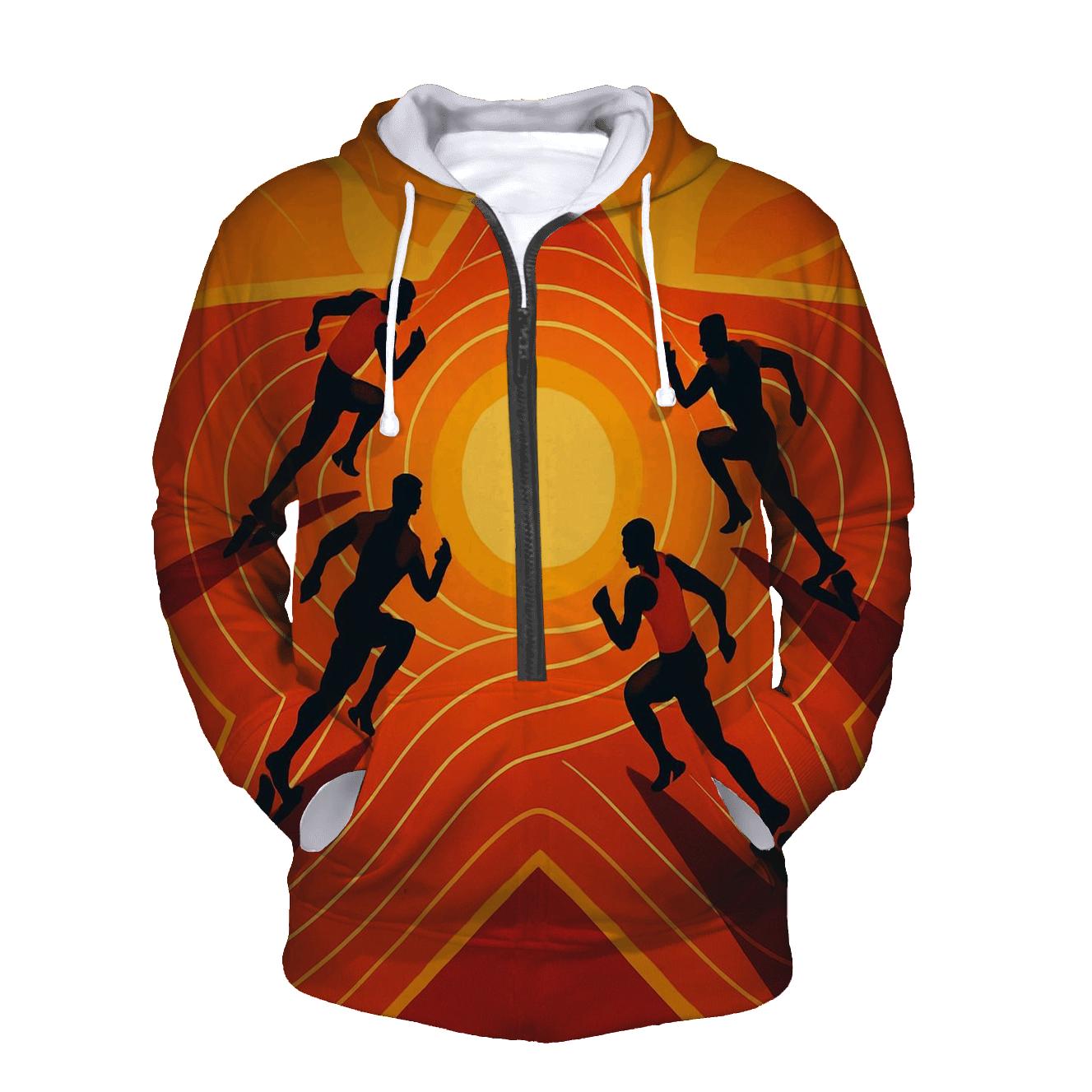 Solar Sprint Track Relay graphic hoodies