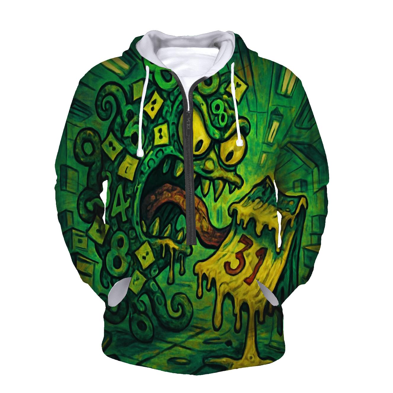 Calendar Eating Monster hoodies fashion